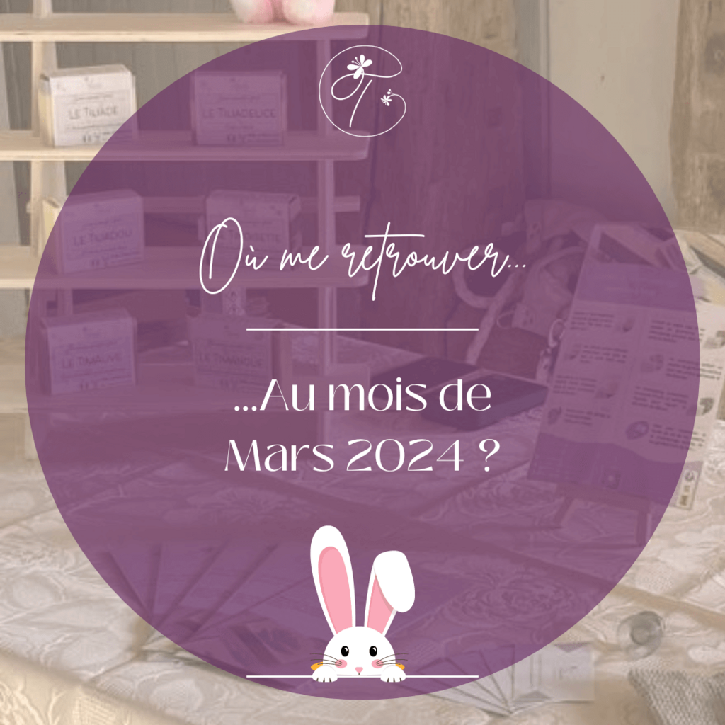 Ou me trouver en mars 2024