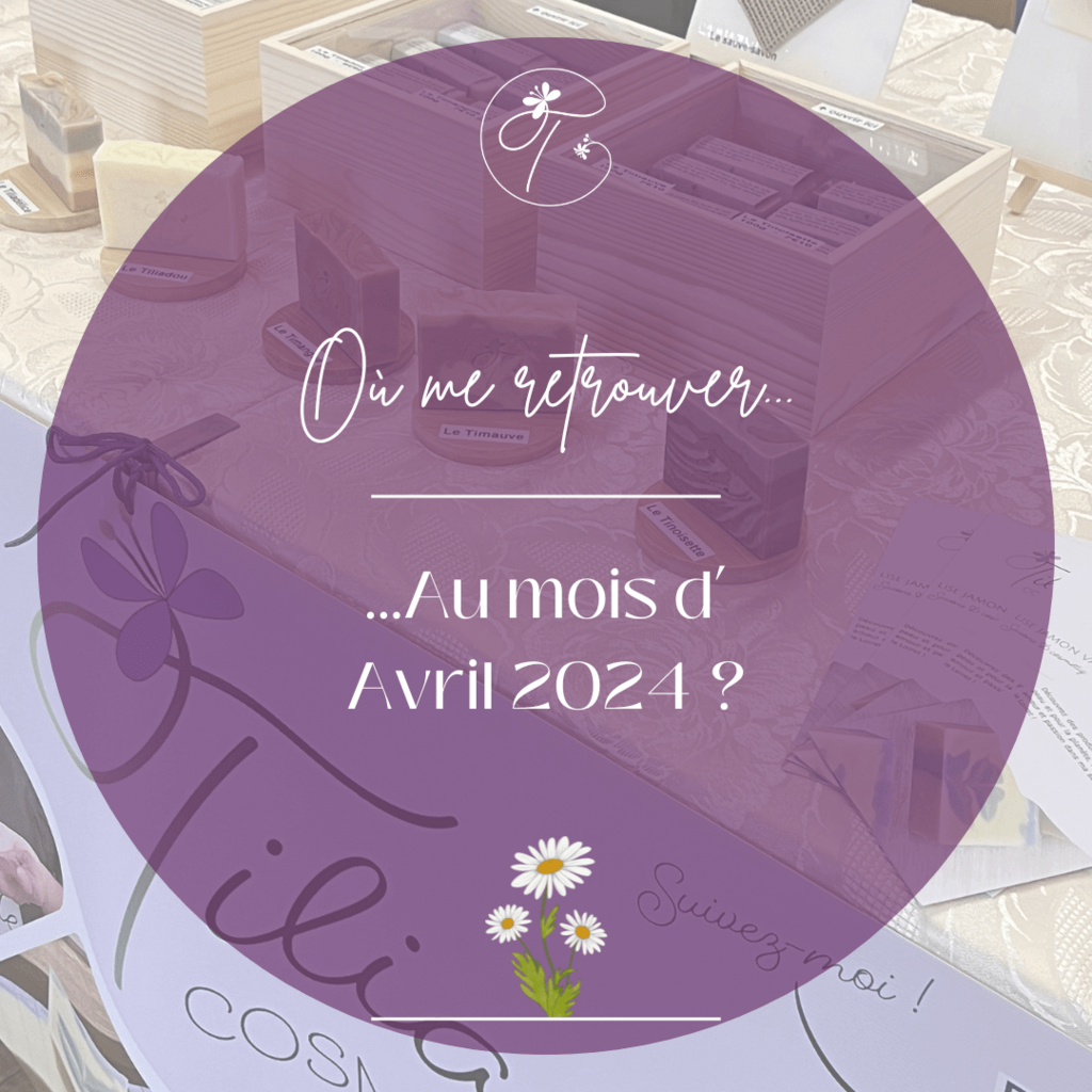 Ou me trouver en avril 2024
