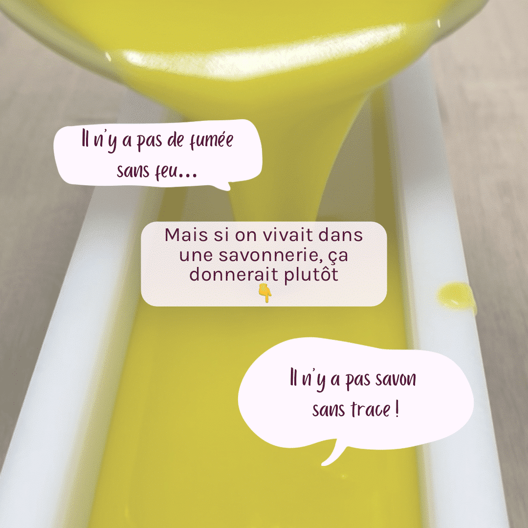 Il n’y a pas de savon sans trace