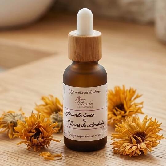 Le macérât de calendula - présentation du flacon