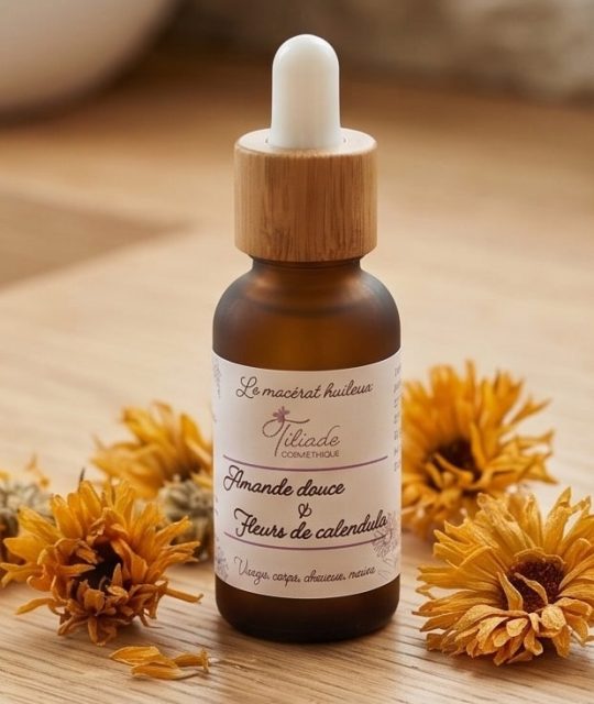 Le macérât de calendula - présentation du flacon