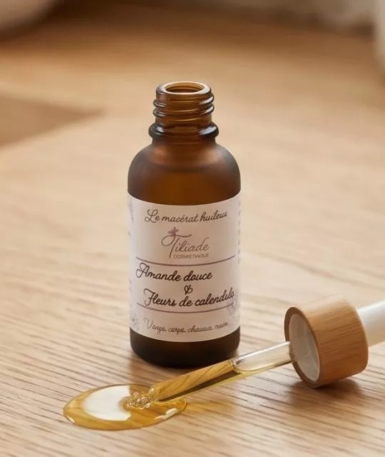 Le macérât de calendula - pipette et macérat