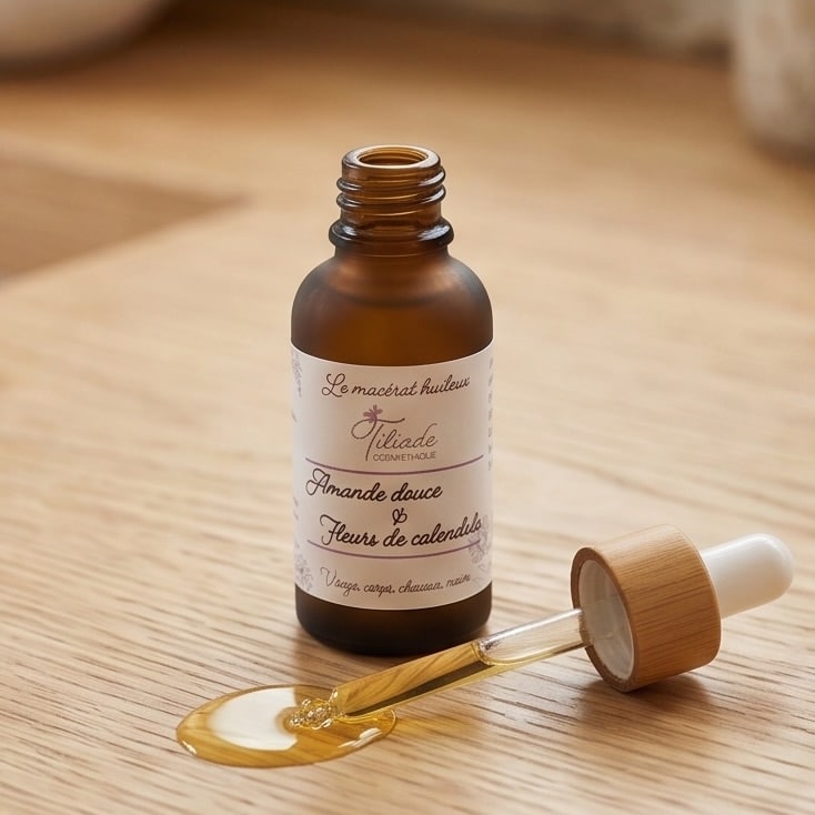 Le macérât de calendula - pipette et macérat