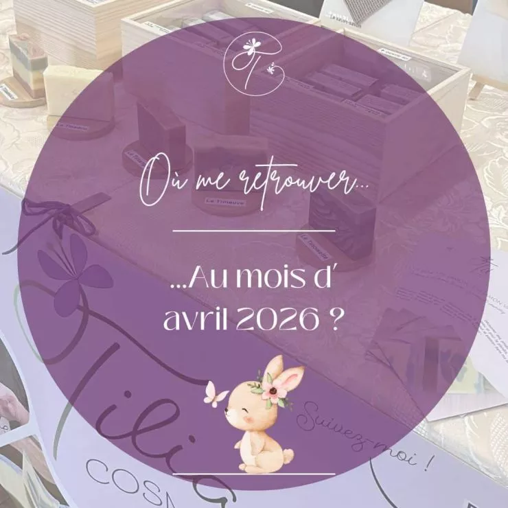 Où me trouver en avril 2026