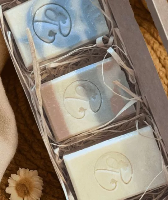 Coffret découverte savons à froid ouvert