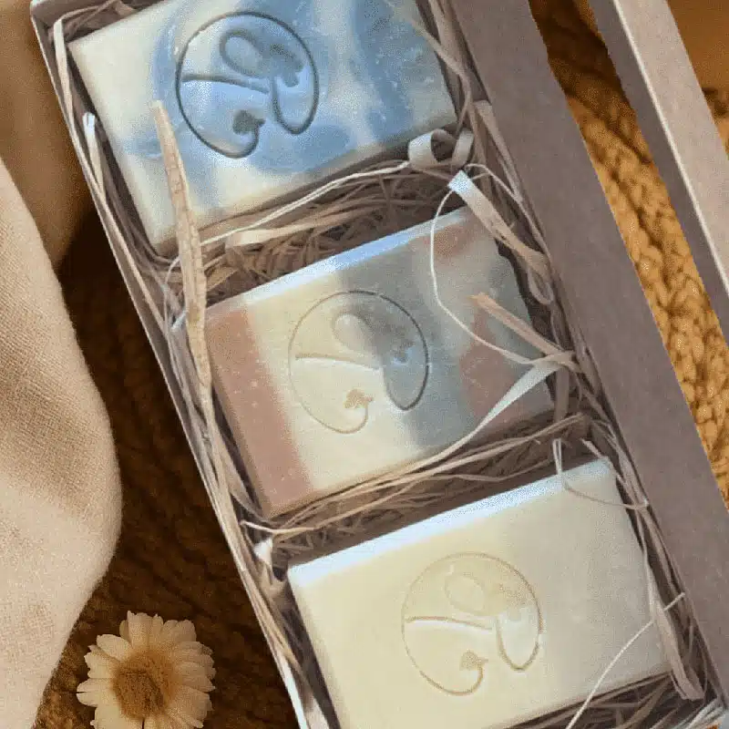 Coffret découverte savons à froid ouvert