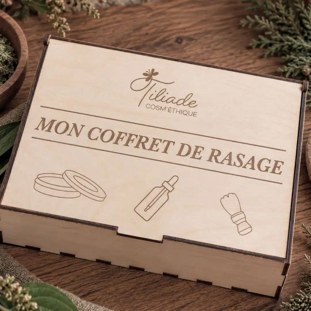 Coffret de rasage fermé
