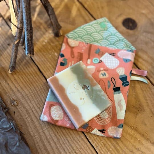 Etui à savon imperméable et savon