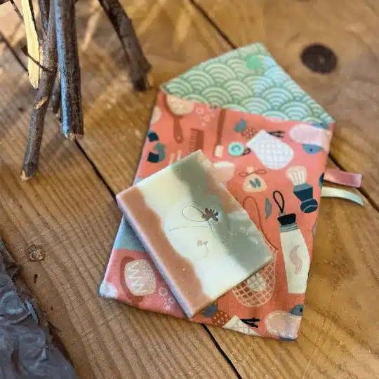 Etui à savon imperméable et savon