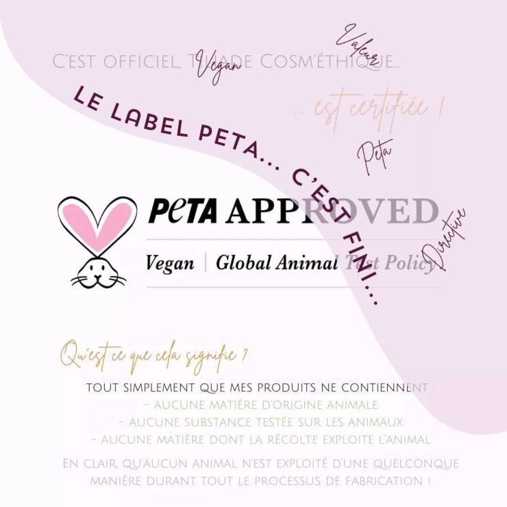 Le label VEGAN de PETA, c'est fini...