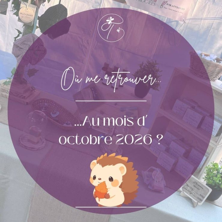 Ou me retrouver en octobre 2026